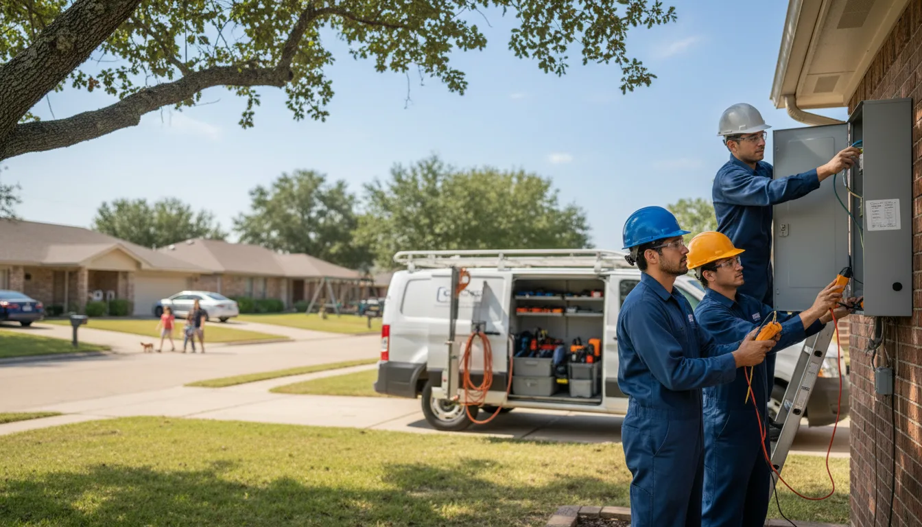 Certified electrician providing emergency electrical services in Falcon, MO